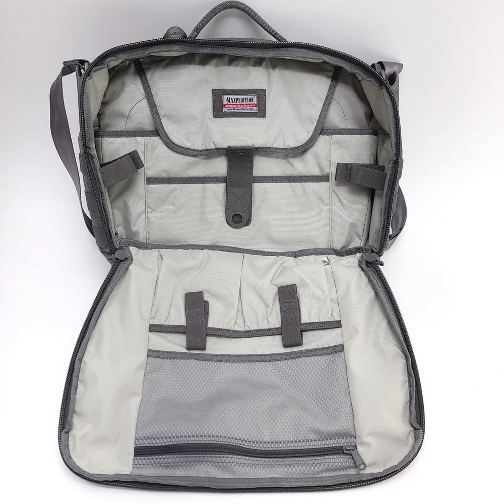 Maxpedition AGR Tactical Skyvale EDC Messenger Ripstop Military‎ Laptop Bag Gray